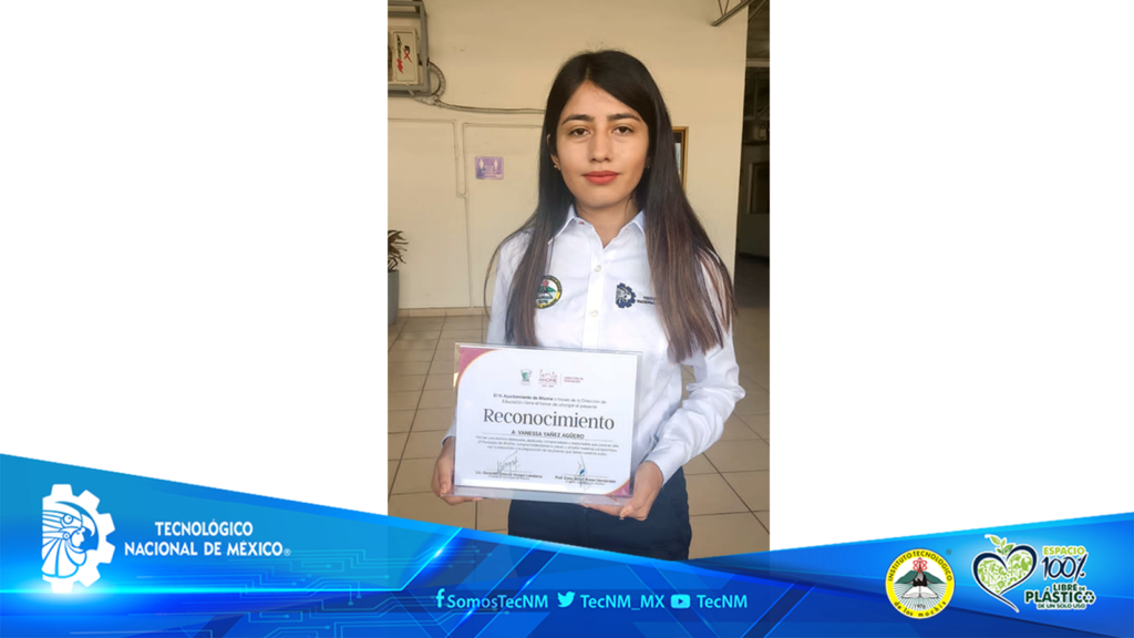 Reconocimiento a estudiante